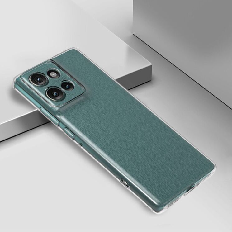 Силиконовый (TPU) чехол Deexe UltraThin для Motorola Edge 50 - Transparent: фото 5 из 5