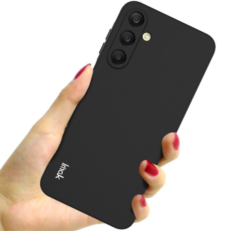 Силиконовый (TPU) чехол IMAK UC-3 Series для Samsung Galaxy A16 (A165) - Black: фото 5 из 9