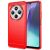 Силиконовый (TPU) чехол MOFI Carbon Fiber для Xiaomi Redmi 14C / Redmi A4 5G / Poco C75 - Red: фото 1 из 9