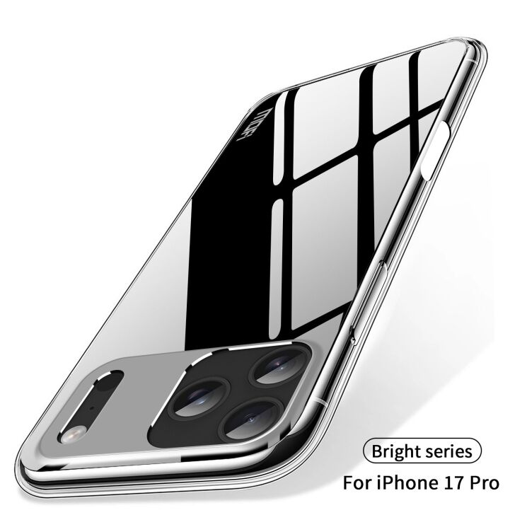 Силиконовый (TPU) чехол MOFI Thin Guard для Apple iPhone 17 Pro - Transparent: фото 9 из 10