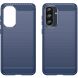 Силиконовый (TPU) чехол UniCase Carbon для Samsung Galaxy A37 (A376) - Blue (406062L). Фото 2 из 8