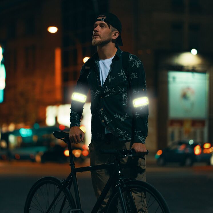 Світловідбивний браслет ArmorStandart Reflective Bracelet (30cm) - Blue: фото 8 з 8