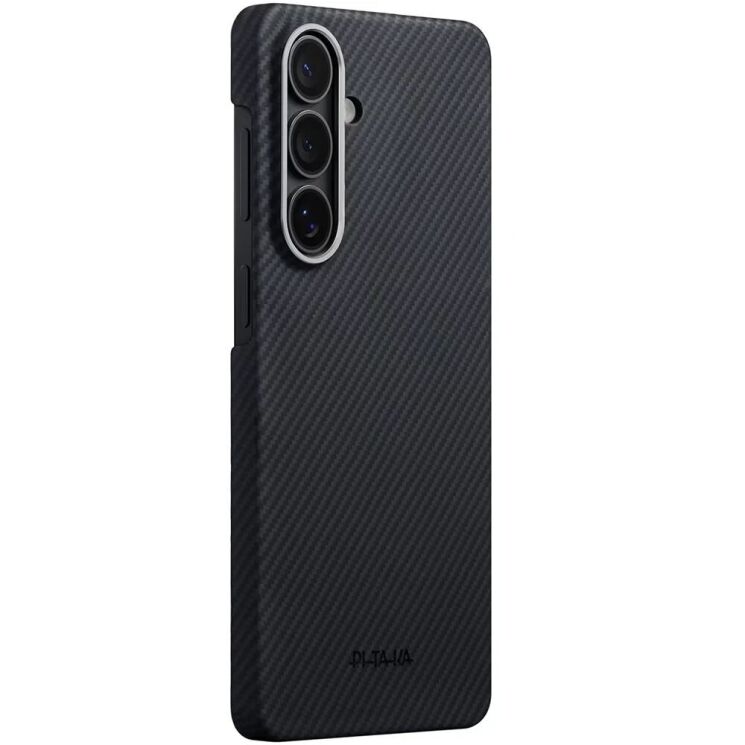 Ультратонкий чохол Pitaka Edge Ultra-Slim Case для Samsung Galaxy S26 (S942) KS2601 - Black / Grey (Twill): фото 4 з 17