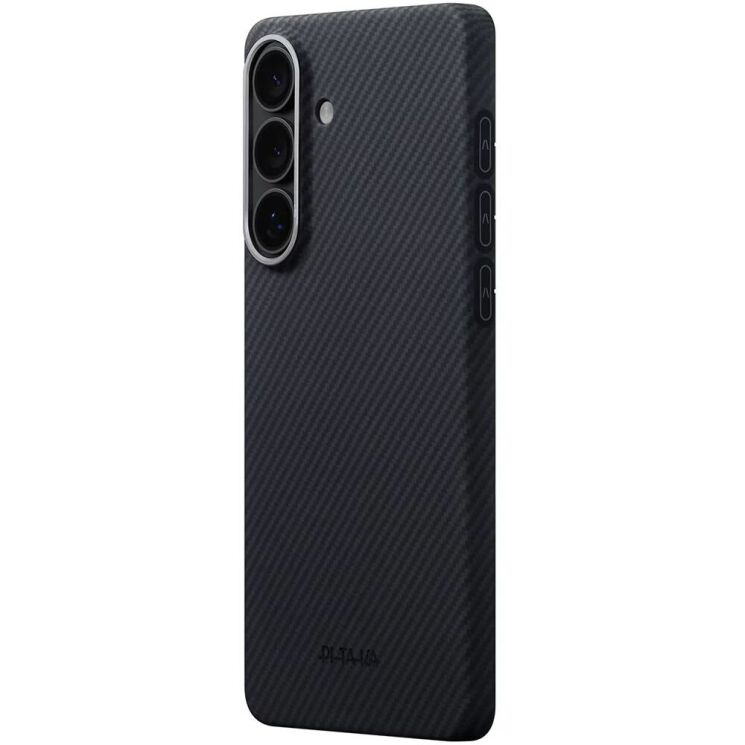 Ультратонкий чохол Pitaka Edge Ultra-Slim Case для Samsung Galaxy S26 (S942) KS2601 - Black / Grey (Twill): фото 3 з 17