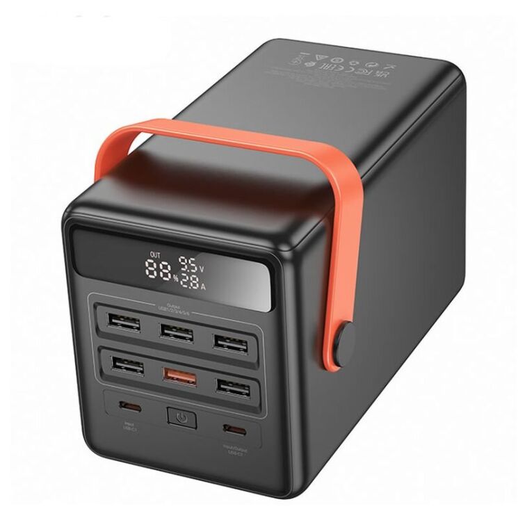 Внешний аккумулятор Hoco DB03 Max 65W (100000mAh) - Black: фото 2 из 7