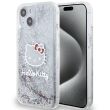 Защитный чехол Hello Kitty Liquid Glitter для Apple iPhone 12 / iPhone 12 Pro - Transparent (369201T)