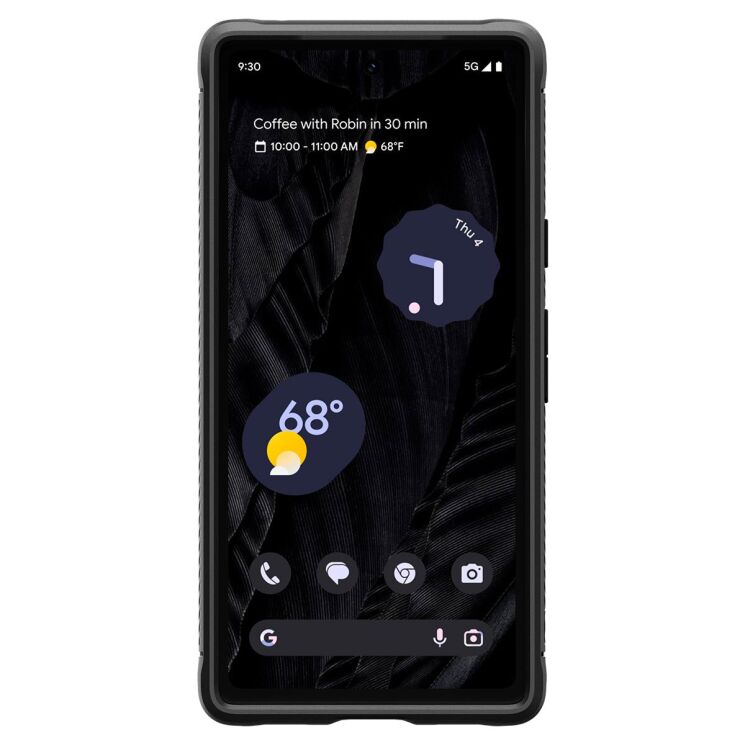 Защитный чехол Spigen (SGP) Rugged Armor для Google Pixel 7a - Matte Black: фото 4 из 17