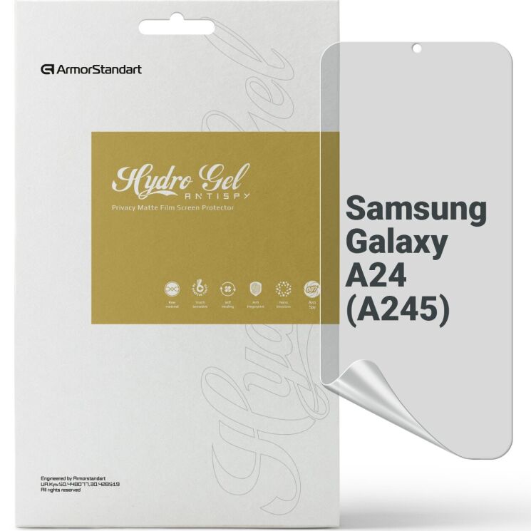 Захисна плівка на екран ArmorStandart Anti-spy для Samsung Galaxy A24 (A245): фото 1 з 6