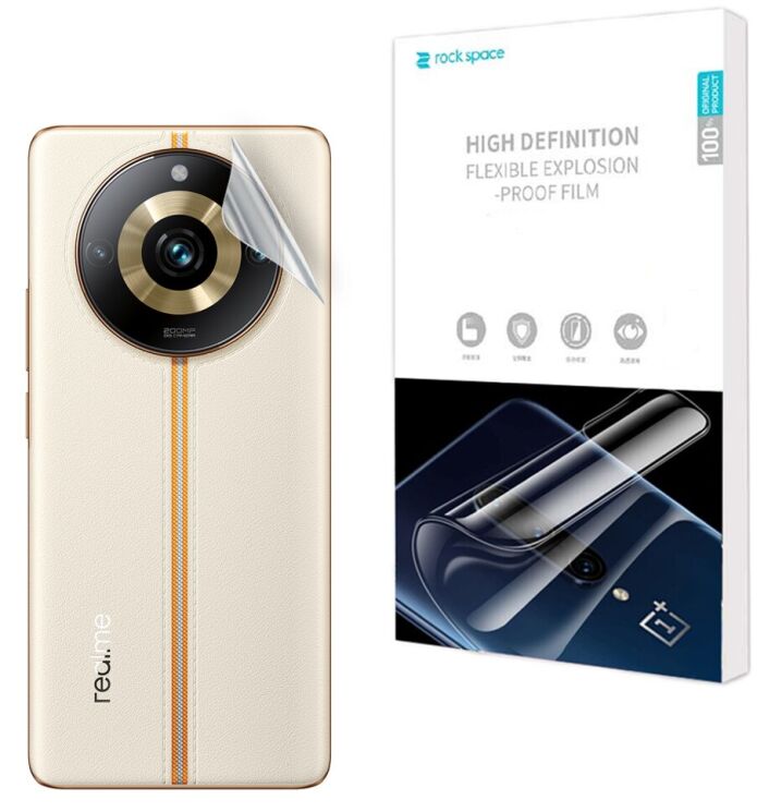 Захисна плівка на задню панель RockSpace Explosion-Proof SuperClear для Realme 11 Pro+: фото 1 з 9