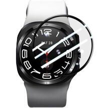 Защитная пленка RURIHAI 3D Curved Film для Samsung Galaxy Watch 6 / 7 (44mm) - Black: фото 1 из 5