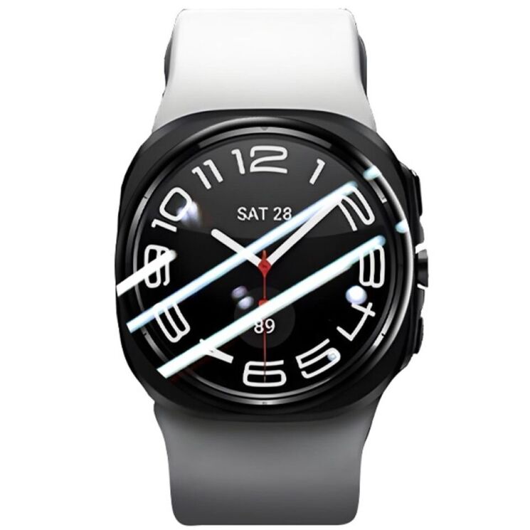 Защитная пленка RURIHAI 3D Curved Film для Samsung Galaxy Watch 6 / 7 (44mm) - Black: фото 2 из 5