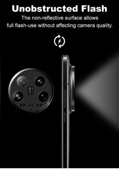 Защитная рамка IMAK Camera Styling для Xiaomi 14 Ultra - Black: фото 9 из 12