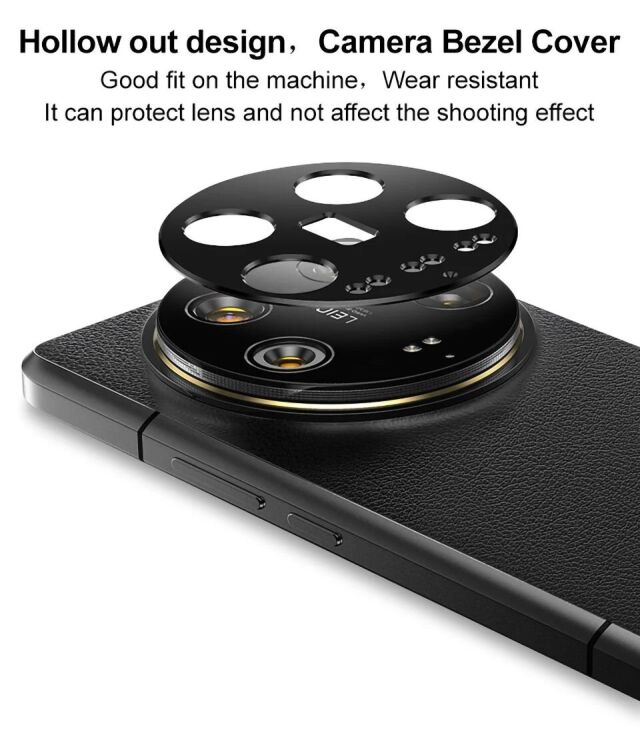 Защитная рамка IMAK Camera Styling для Xiaomi 14 Ultra - Black: фото 10 из 12