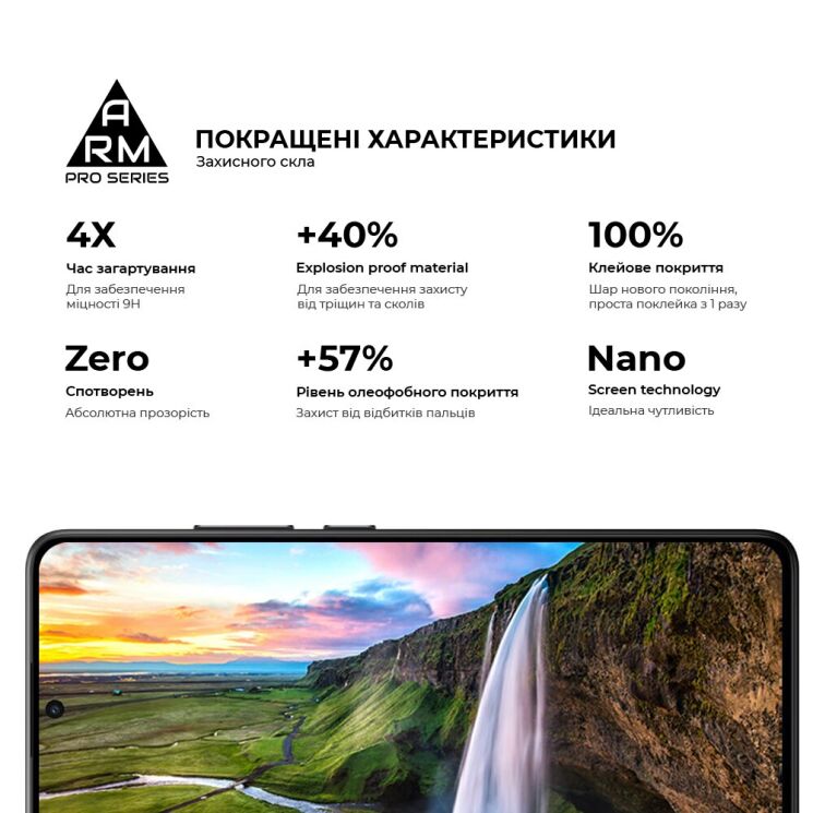 Захисне скло ArmorStandart Pro 5D для Xiaomi Poco X7 Pro - Black: фото 5 з 7