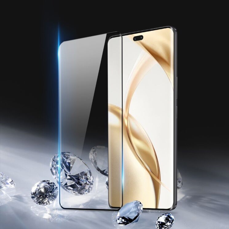 Защитное стекло DUX DUCIS Full Coverage для Honor 200 Pro - Black: фото 4 из 9