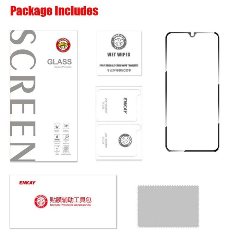 Защитное стекло HAT PRINCE Full Glue Cover для Samsung Galaxy A16 (A165) - Black: фото 8 из 8