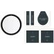Захисне скло HOFI Hybrid Pro+ для Xiaomi Amazfit GTR 3 - Black (290602B). Фото 2 з 2