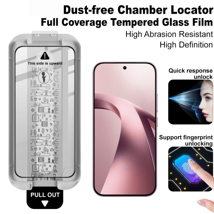 Защитное стекло IMAK Easy Install Full Glue для Xiaomi 17T - Black (408840) Защитное стекло IMAK Easy Install Full Glue для Xiaomi 17T - Black: фото 3 из 9