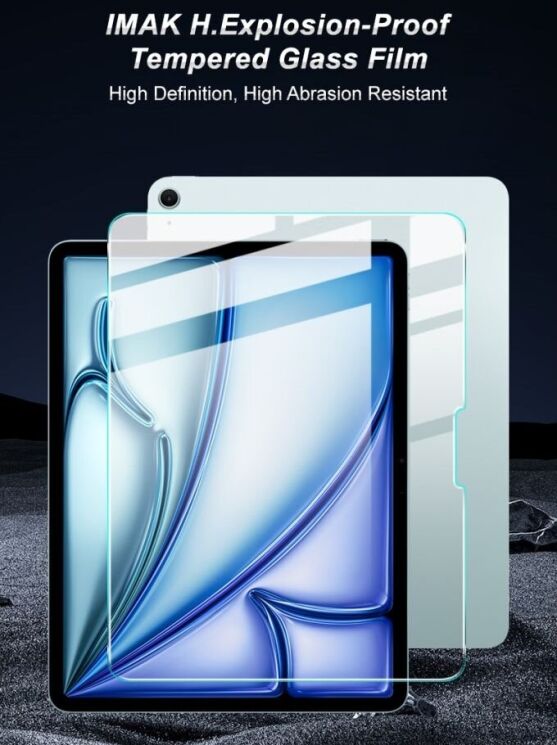 Защитное стекло IMAK H Screen Guard для Apple iPad Air 13 M3/M2 (2025/2024): фото 7 из 9