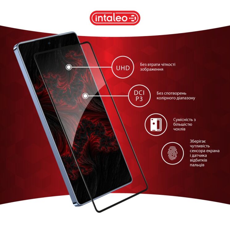 Защитное стекло Intaleo Full Glue для Infinix Note 40 - Black: фото 5 из 9