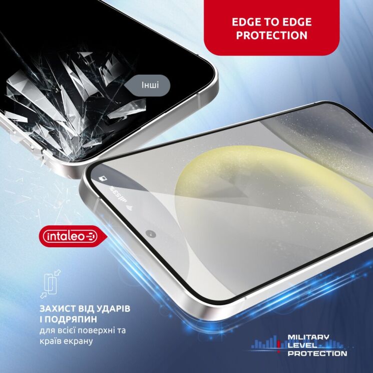 Защитное стекло Intaleo MagicBox для Samsung Galaxy S24 (S921) - Black: фото 5 из 8