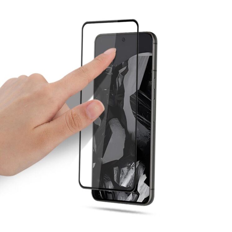 Защитное стекло MOCOLO Full Glue Cover для Google Pixel 9 / 9 Pro - Black: фото 5 из 7