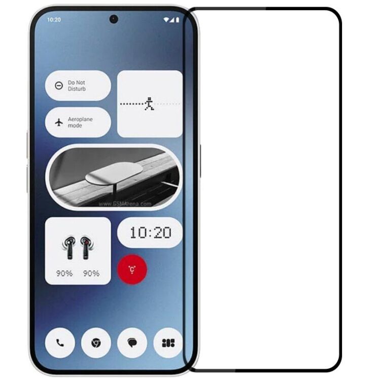 Захисне скло MOFI Full Glue Protect для Nothing Phone (3a) Lite - Black: фото 1 з 9