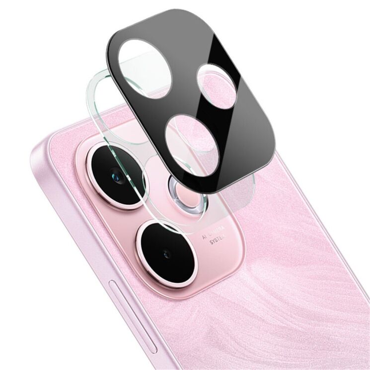 Защитное стекло на камеру IMAK Black Glass Lens для OPPO A5 Pro (4G/5G) - Black: фото 1 из 5