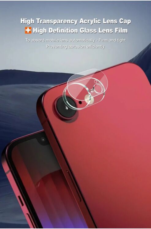 Защитное стекло на камеру IMAK Integrated Lens Protector для Apple iPhone 16e: фото 5 из 7