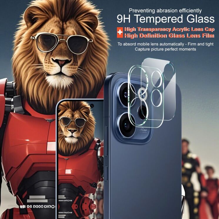 Защитное стекло на камеру IMAK Integrated Lens Protector для OPPO Reno 15 F/FS (405818) Защитное стекло на камеру IMAK Integrated Lens Protector для OPPO Reno 15 F/FS: фото 5 из 8