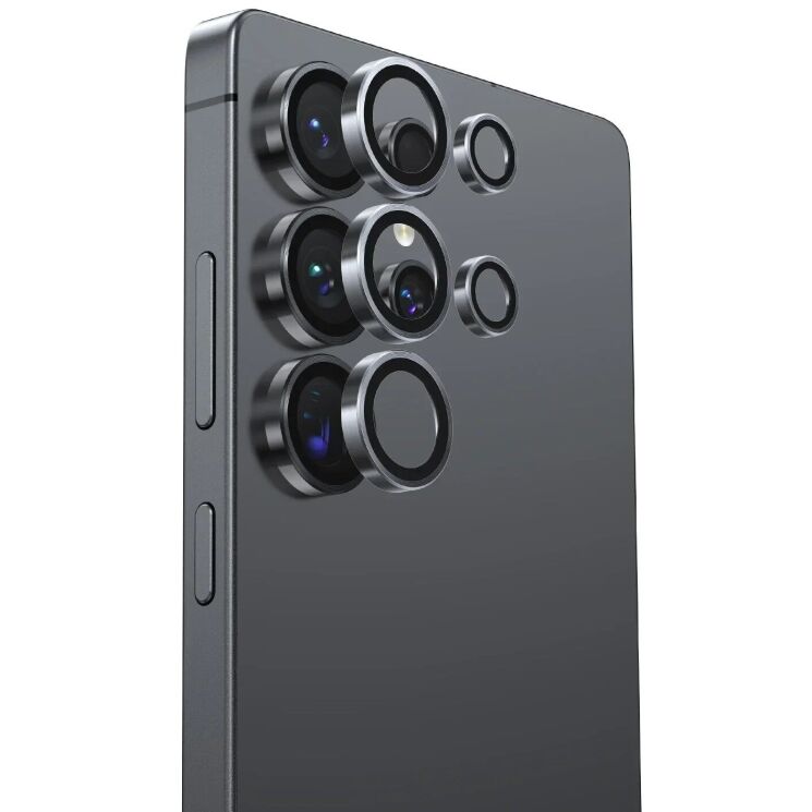 Захисне скло на камеру TORRAS Lensguard для Samsung Galaxy S25 Ultra (S938) - Black: фото 1 з 7