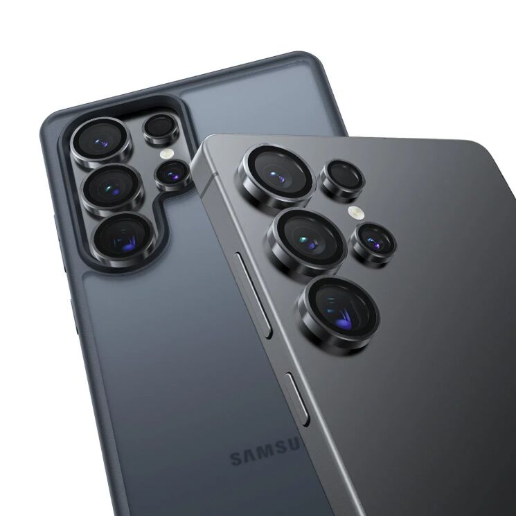 Захисне скло на камеру TORRAS Lensguard для Samsung Galaxy S25 Ultra (S938) - Black: фото 5 з 7