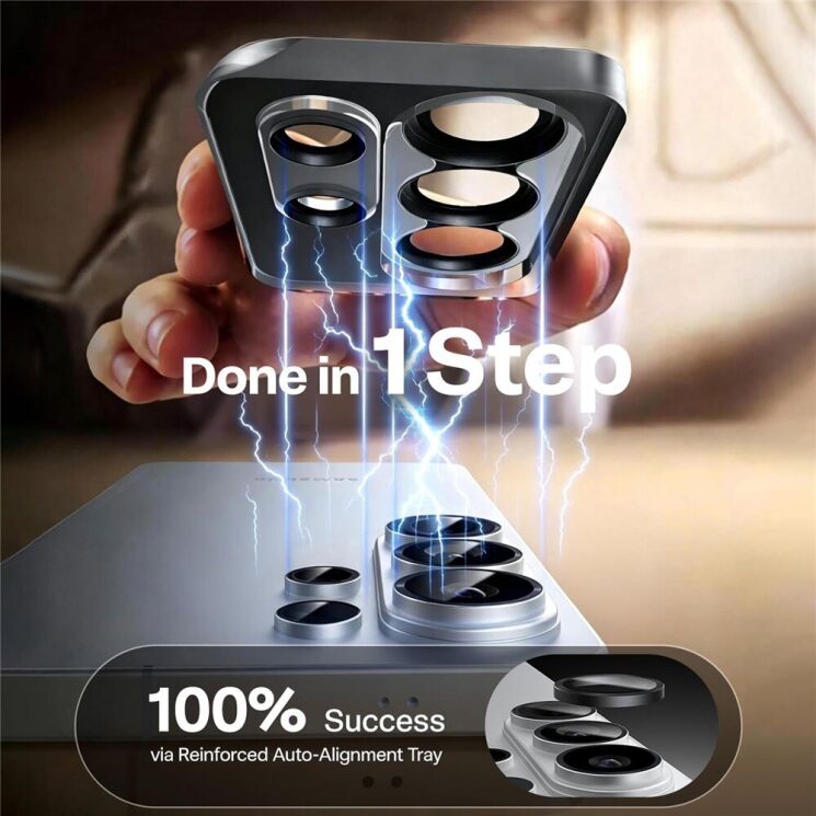 Захисне скло на камеру TORRAS Lensguard для Samsung Galaxy S26 Ultra: фото 13 з 13