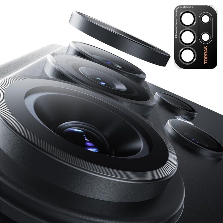 Захисне скло на камеру TORRAS Lensguard для Samsung Galaxy S26 Ultra: фото 3 з 13