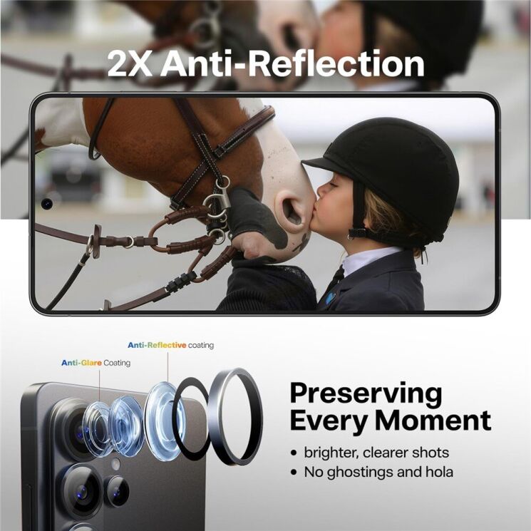 Захисне скло на камеру TORRAS Lensguard для Samsung Galaxy S26 Ultra: фото 11 з 13