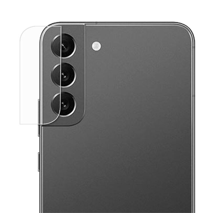 Защитное стекло на заднюю камеру Deexe Lens Protector для Samsung Galaxy S22 (S901): фото 1 из 6