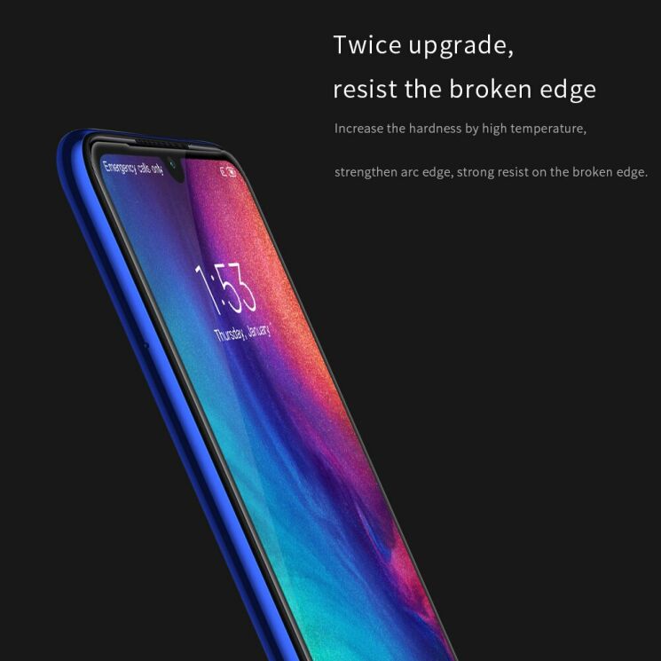 Защитное стекло NILLKIN XD CP+ MAX для Xiaomi Redmi Note 7 / Note 7 Pro - Black: фото 6 из 17