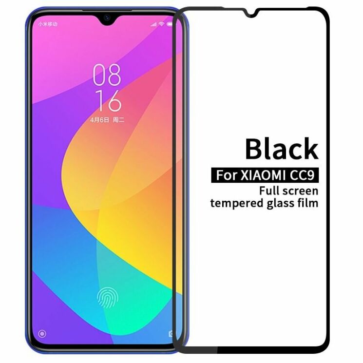 Захисне скло PINWUYO Full Glue Cover для Xiaomi Mi 9 Lite / Mi CC9 - Black: фото 1 з 13