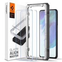 Комплект защитных стекол Spigen (SGP) GLAS.tR AlignMaster для Samsung Galaxy S21 FE (G990): фото 1 из 12