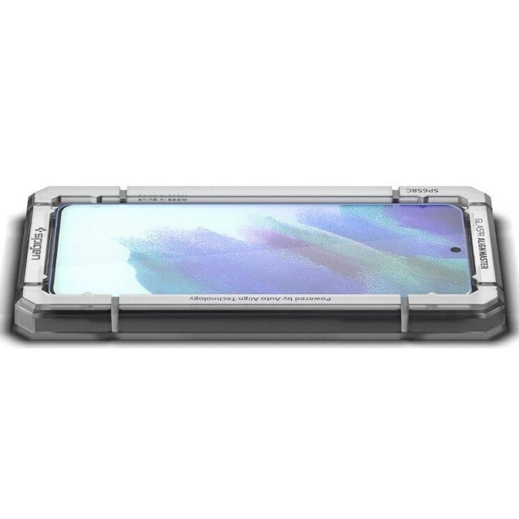 Комплект защитных стекол Spigen (SGP) GLAS.tR AlignMaster для Samsung Galaxy S21 FE (G990): фото 4 из 12