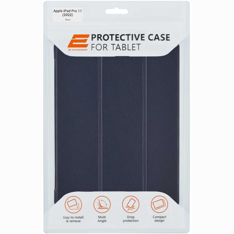 Захисний чохол 2Е Basic Flex для iPad Pro 11 (2020/2021/2022) - Blue: фото 5 з 5