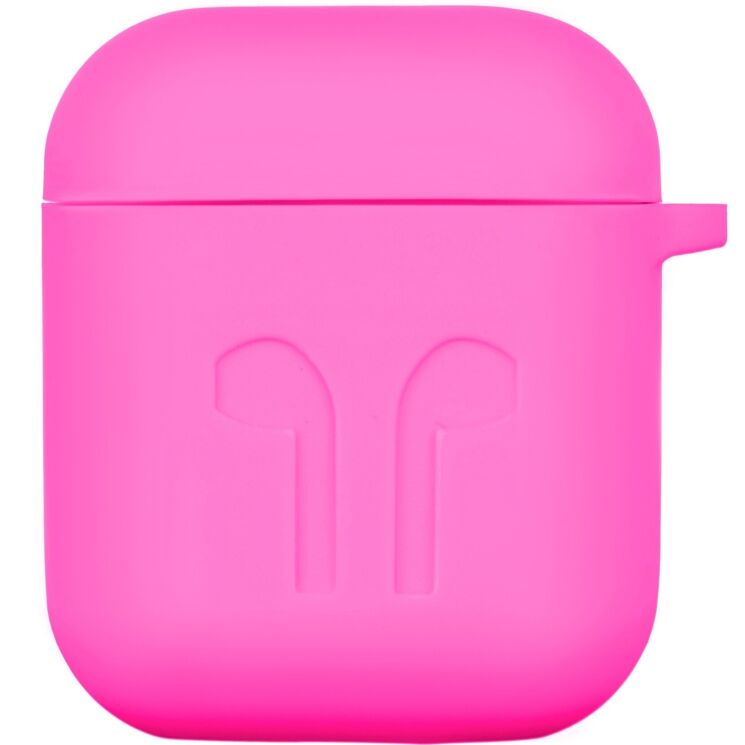 Захисний чохол 2E Pure Color Silicone Imprint (1.5mm) для AirPods 1 / 2 - Red: фото 2 з 3