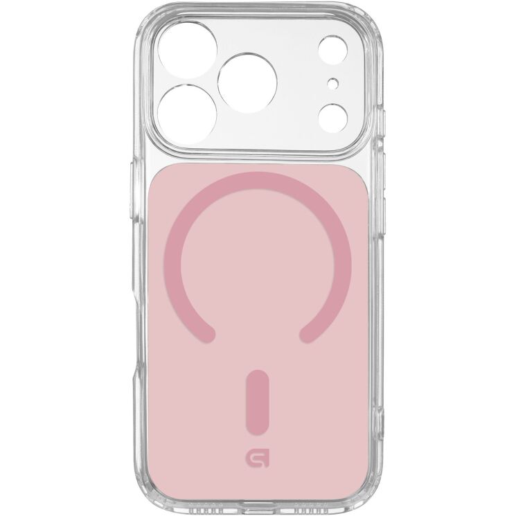 Защитный чехол ArmorStandart Clear Hybrid MagCase для iPhone 18 Pro / 17 Pro - Pink: фото 1 из 3