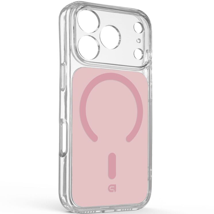 Защитный чехол ArmorStandart Clear Hybrid MagCase для iPhone 18 Pro / 17 Pro - Pink: фото 2 из 3