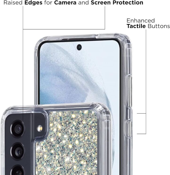Захисний чохол Case-Mate Twinkle Glitter для Samsung Galaxy S21 FE (G990) CM046462 - Gold: фото 2 з 6
