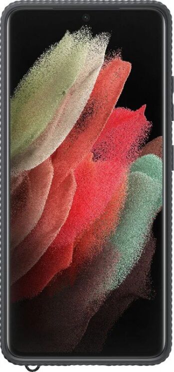 Защитный чехол Clear Protective Cover для Samsung Galaxy S21 Ultra (G998) EF-GG998CBEGRU - Black: фото 2 из 3