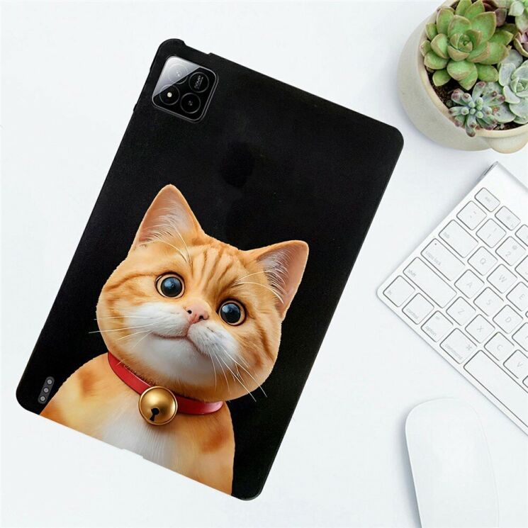 Захисний чохол Deexe Animal Series для Xiaomi Pad 7 / 7 Pro - Shorthair Cat: фото 3 з 5