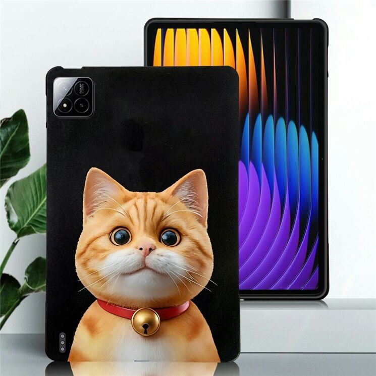 Захисний чохол Deexe Animal Series для Xiaomi Pad 7 / 7 Pro - Shorthair Cat: фото 2 з 5