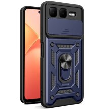 Захисний чохол Deexe Armor Shield для Infinix Smart 10 Plus - Blue: фото 1 з 9