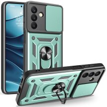 Защитный чехол Deexe Armor Shield для Samsung Galaxy A26 (A266) - Green: фото 1 из 8